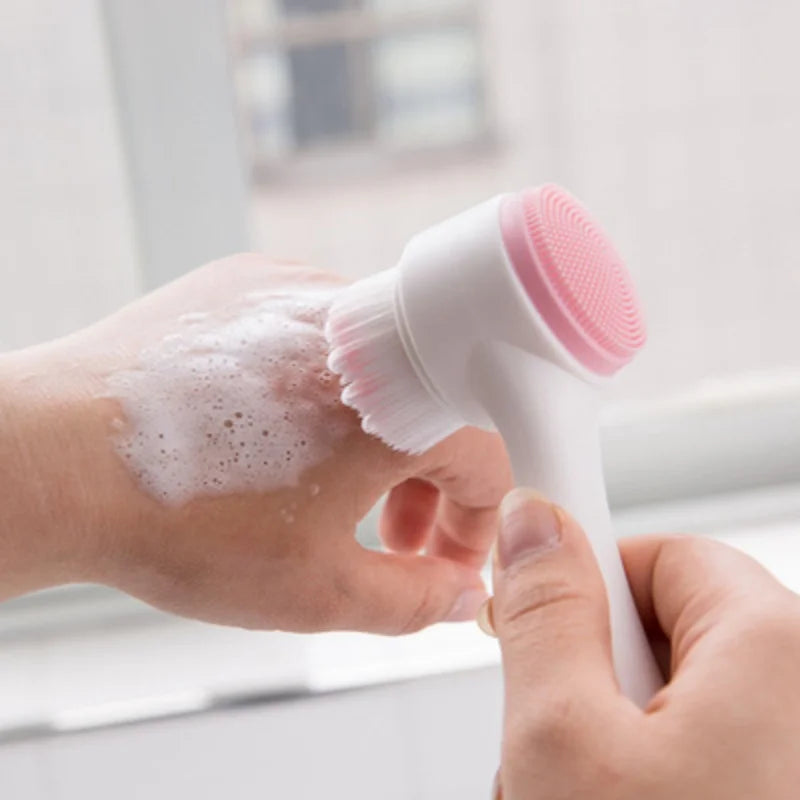 Silicone Paw Cleaner detail showing soft bristles texture